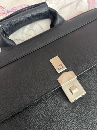 Maletín Dunhill Negro 37x26 cm