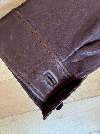 Chaqueta Cuero Ralph Lauren Vintage Talla L