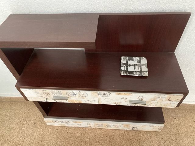 Recibidor madera diseño moderno