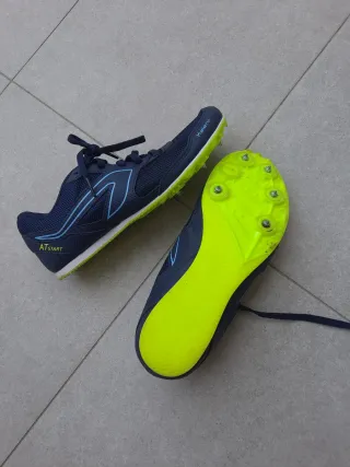Zapatillas Atletismo Clavos Azul