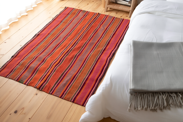 Tapete artesanal de lã