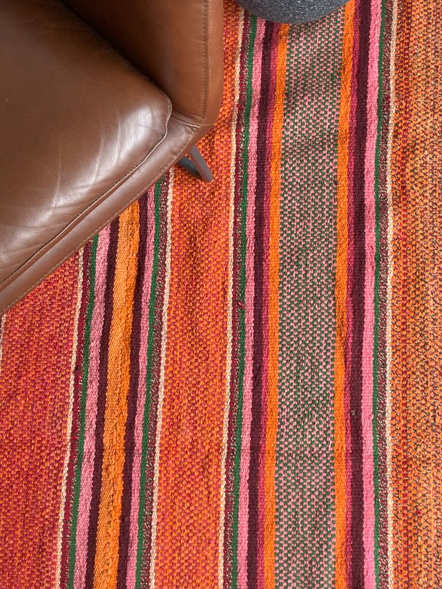 Tapete artesanal de lã