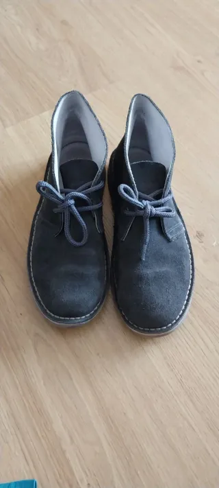 Zapatos niño vestir grises
