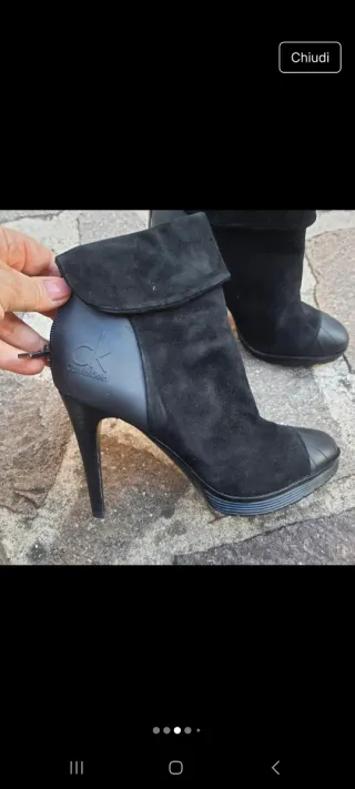 Stivaletti Calvin Klein neri