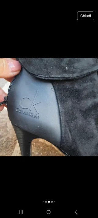 Stivaletti Calvin Klein neri