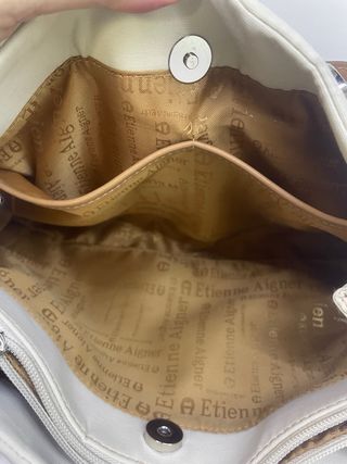 Bolso Etienne Aigner Beige y Marrón