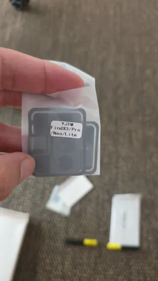 Pacchetto in vetro temperato OPPO Find X3 Pro