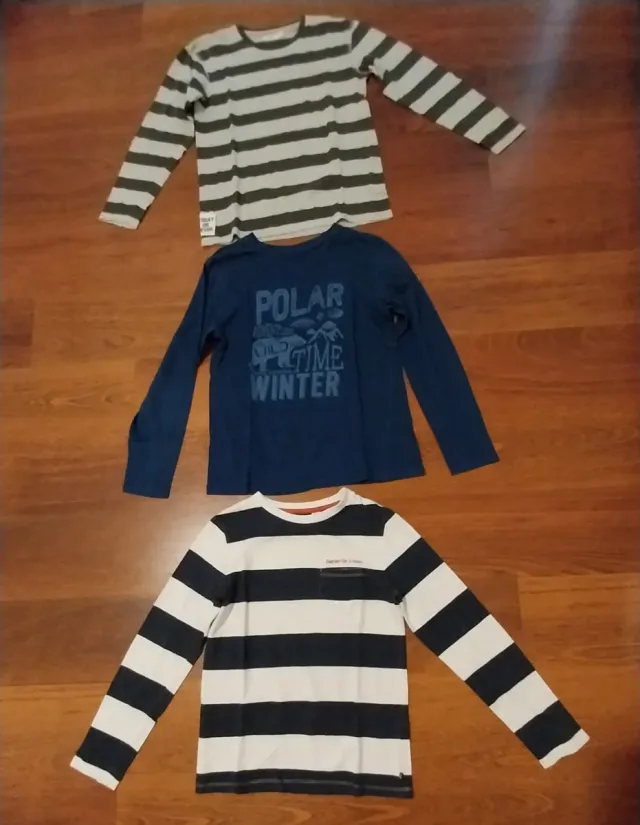 Lote 3 Camisetas Niño 9-10 Años