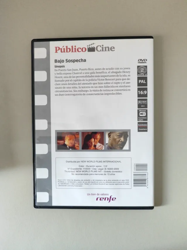 DVD Bajo Sospecha (Gene Hackman)