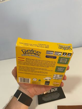 Pokémon game boy azul rojo amarillo