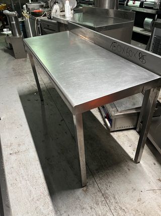 Mesa de acero inoxidable 150x60x95