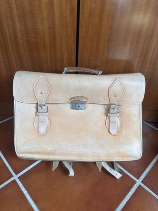 Mochila vintage de cuero