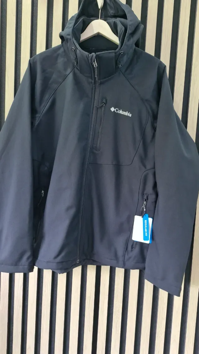 Chaqueta Columbia Negra Hombre Talla L