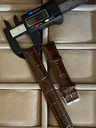 Correa Marrón Longines Cocodrilo