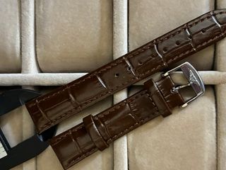 Correa Marrón Longines Cocodrilo