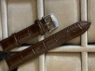 Correa Marrón Longines Cocodrilo