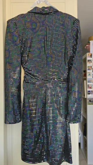 Vestido blazer Zara efecto espejo