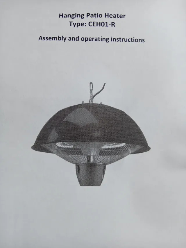 Calefactor Colgante Eléctrico CEH01-R