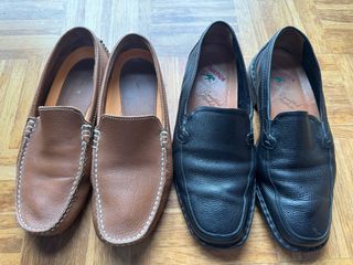 Zapatos Fluchos Talla 43 Marrón y Negro.