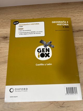Libro 3 ESO, geografía e historia.
