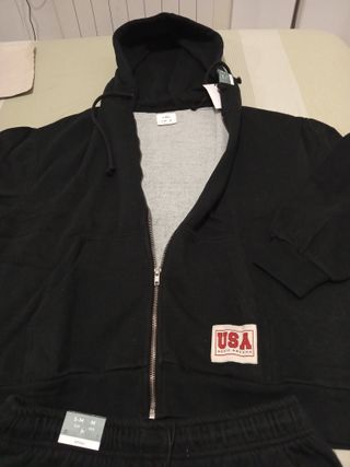 Chándal Unisex Negro Talla Única