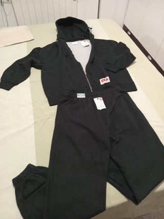 Chándal Unisex Negro Talla Única