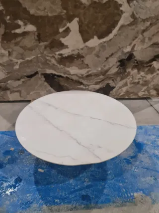 Mesa redonda porcelánico 110 cm