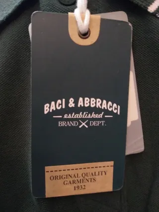 Polo baci e abbracci Uomo Taglia xl Verde