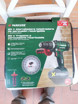 Parkside 20V Atornilladora Taladradora Percusión
