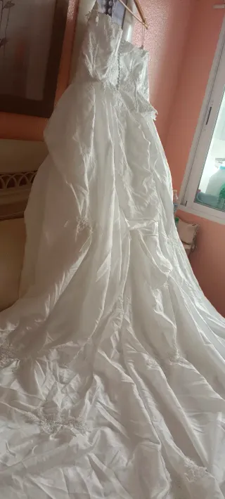 Vestido de Novia Palabra de Honor Talla 52/54