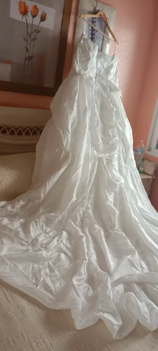 Vestido de Novia Palabra de Honor Talla 52/54