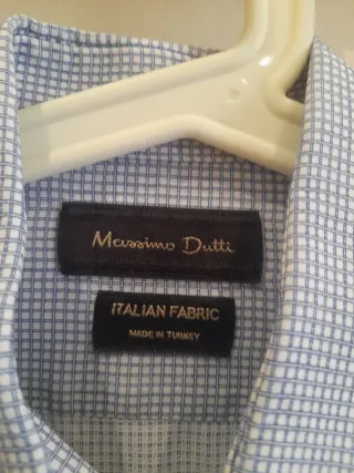 Camisa Massimo Dutti Slim Fit Talla S