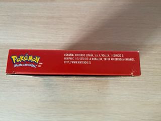 Pokemon Edición Roja Game Boy Nintendo