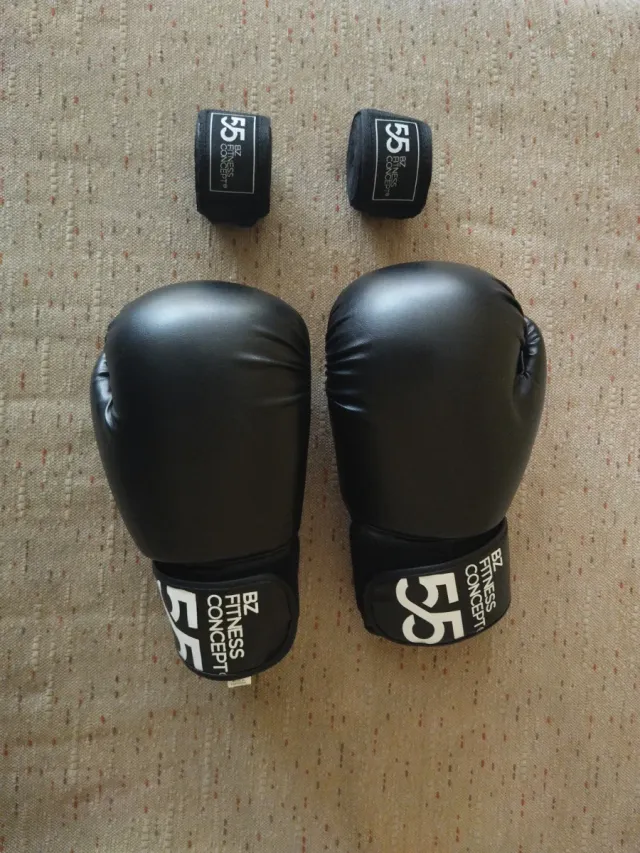 Guantes de Boxeo 12 oz + Vendas