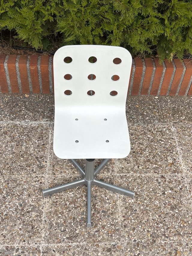 Silla estudio blanca infantil