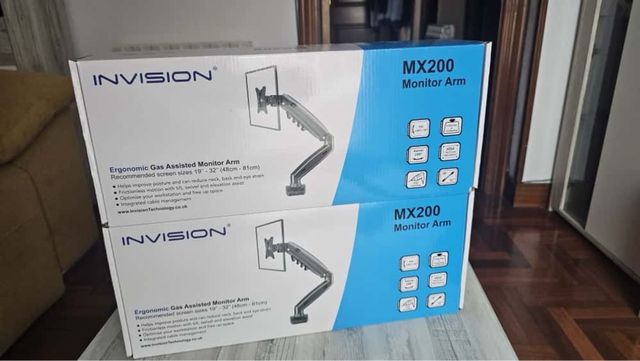 Brazos articulados Invision MX200 Monitor