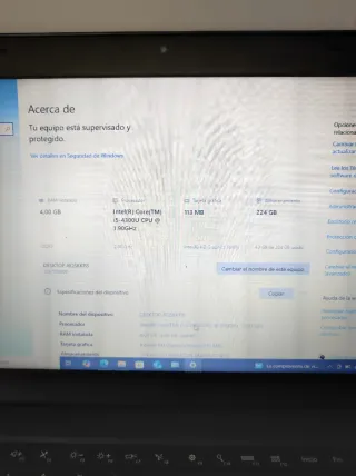 Lenovo ThinkPad T440 Portátil Negro
