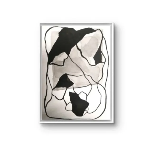 Cuadro lámina pintura. Forma abstracta I ARTENERY