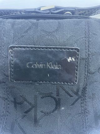Bolso de mano Calvin Klein negro