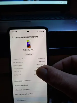 A52 128 gb 4G come nuovo