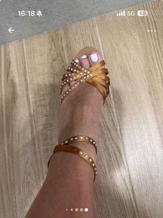 Zapatos de baile con pedrería salsa, bachata