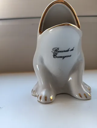 Rana porcelana grande huesos palillero. Salamanca