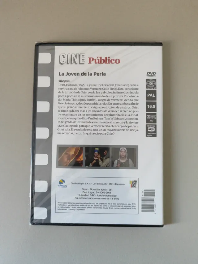 DVD La Joven de la Perla