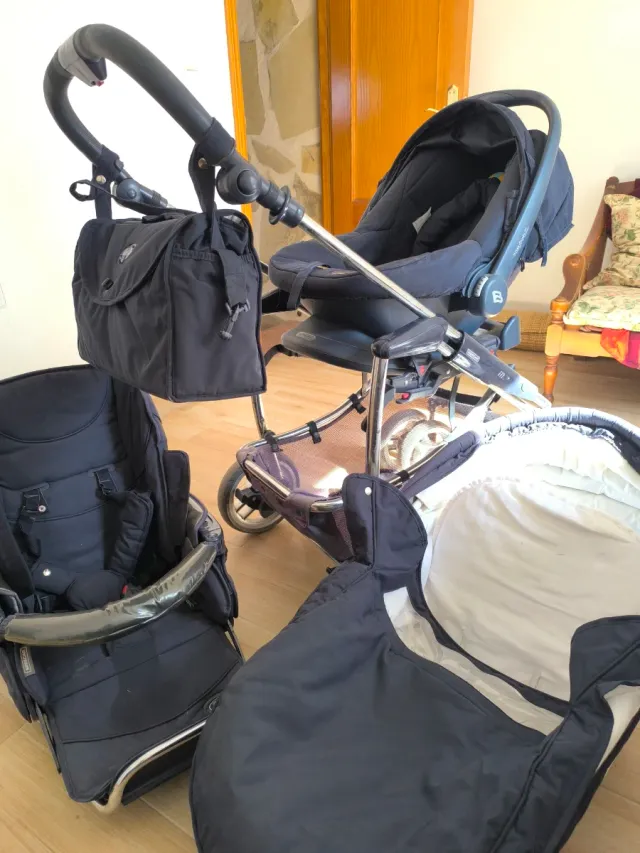 Bebecar Maxicosi, Silla, Cesta y Bolso