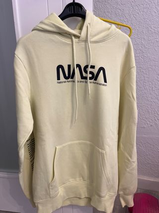 Sudadera NASA con capucha amarilla