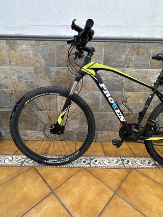 Bicicleta Prowen Negra y Amarilla