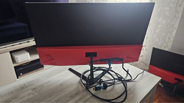 Pantalla KEEP OUT Negra y Roja.