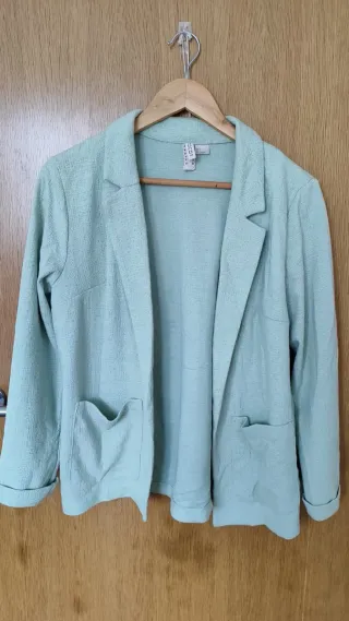 Blazer H&M Turquesa Talla S
