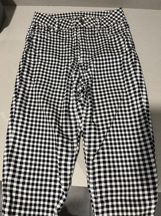 Pantalones cuadros push up