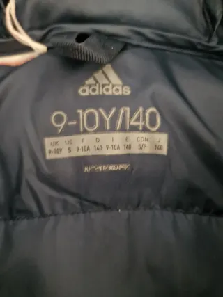 Plumífero Adidas Azul